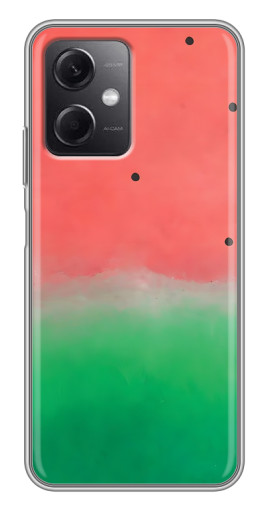 Силиконовый чехол с изображением "Дизайн арбуза" для Xiaomi Redmi Note 12 (5G)