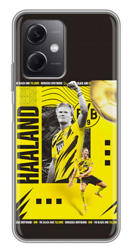 Чехол с принтом "Golden Haaland" для Xiaomi Redmi Note 12 (5G)