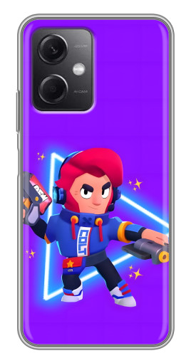 Силиконовый чехол с изображением "Кольт в наушниках" для Xiaomi Redmi Note 12 (5G)