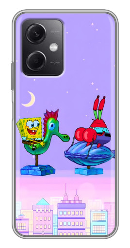 Чехол с печатью "Крабс и Спанч Боб" для Xiaomi Redmi Note 12 (5G)