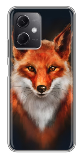 Силиконовый чехол с изображением "Красивая лиса" для Xiaomi Redmi Note 12 (5G)