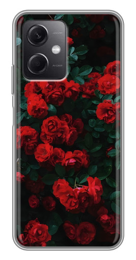 Силиконовый чехол с изображением "Красные розы" для Xiaomi Redmi Note 12 (5G)