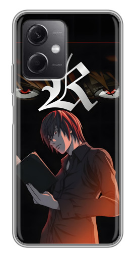 Чехол с принтом "Лайт Ягами Death Note" для Xiaomi Redmi Note 12 (5G)
