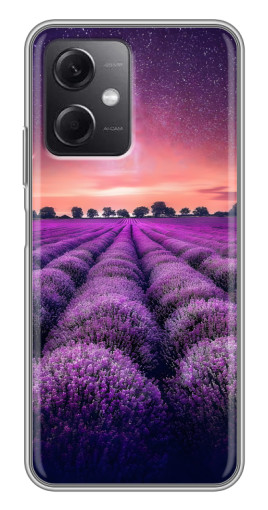 Чехол с печатью "Лавандовое поле" для Xiaomi Redmi Note 12 (5G)