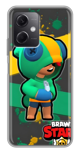 Чехол с принтом "Leon Brawl Stars" для Xiaomi Redmi Note 12 (5G)