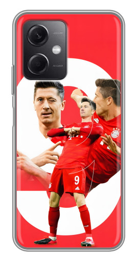 Чехол с принтом "Левандовски" для Xiaomi Redmi Note 12 (5G)