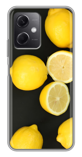 Силиконовый чехол с изображением "Лимонный стиль" для Xiaomi Redmi Note 12 (5G)