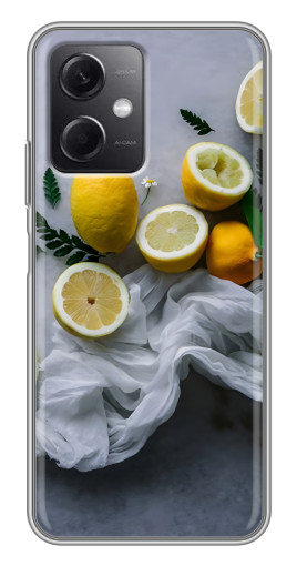 Чехол с принтом "Лимонное настроение" для Xiaomi Redmi Note 12 (5G)