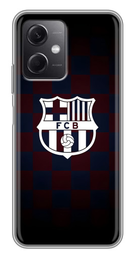 Силиконовый чехол с изображением "Лого FCB" для Xiaomi Redmi Note 12 (5G)