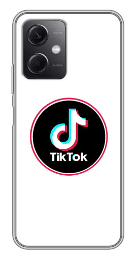 Чехол с принтом "Лого Тик Ток" для Xiaomi Redmi Note 12 (5G)