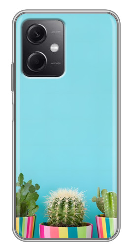 Чехол с картинкой "Маленькие кактусы" для Xiaomi Redmi Note 12 (5G)