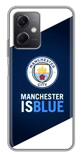 Чехол с принтом "Manchester is Blue" для Xiaomi Redmi Note 12 (5G)