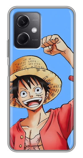 Чехол с картинкой "Молодой Манки де Луффи" для Xiaomi Redmi Note 12 (5G)