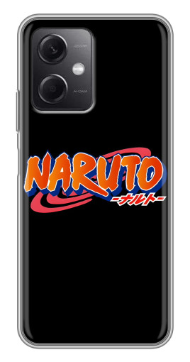 Чехол с печатью "Надпись Naruto" для Xiaomi Redmi Note 12 (5G)