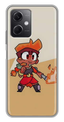 Чехол с картинкой "Нарисованная Amber" для Xiaomi Redmi Note 12 (5G)