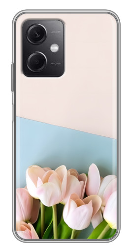 Чехол с картинкой "Нежные тюльпаны" для Xiaomi Redmi Note 12 (5G)