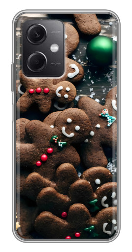 Чехол с картинкой "Новогодние человечки" для Xiaomi Redmi Note 12 (5G)