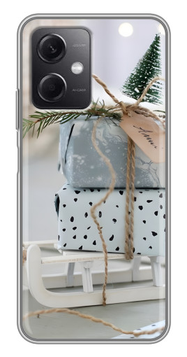 Чехол с принтом "Подарки на санках" для Xiaomi Redmi Note 12 (5G)