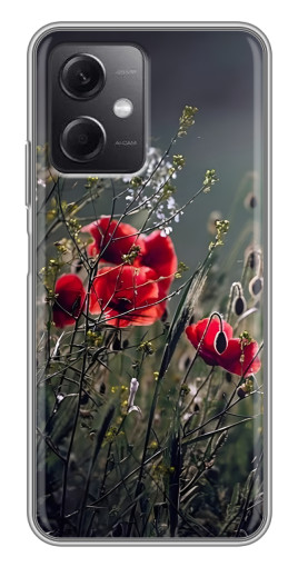 Чехол с принтом "Поле цветов" для Xiaomi Redmi Note 12 (5G)