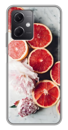 Силиконовый чехол с изображением "Половинки грейпфрутов" для Xiaomi Redmi Note 12 (5G)