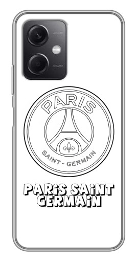Силиконовый чехол с изображением "PSG логотип" для Xiaomi Redmi Note 12 (5G)