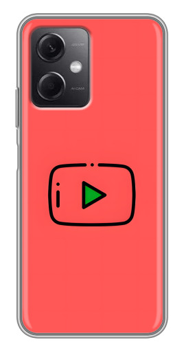 Чехол с печатью "Рисованная кнопка" для Xiaomi Redmi Note 12 (5G)