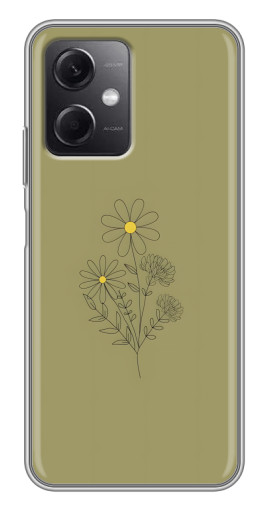 Чехол с печатью "Рисунок ромашка" для Xiaomi Redmi Note 12 (5G)