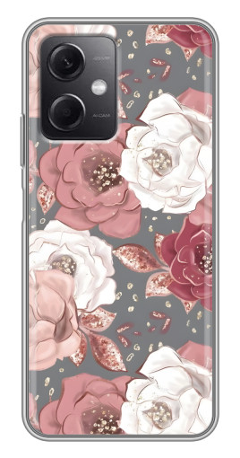 Чехол с принтом "Рисунок розы" для Xiaomi Redmi Note 12 (5G)