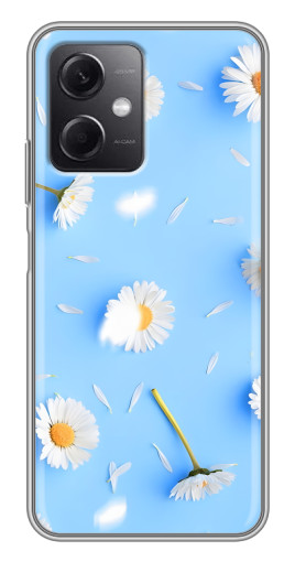 Чехол с картинкой "Ромашковый фон" для Xiaomi Redmi Note 12 (5G)