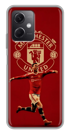 Чехол с картинкой "Ronaldo в МЮ" для Xiaomi Redmi Note 12 (5G)