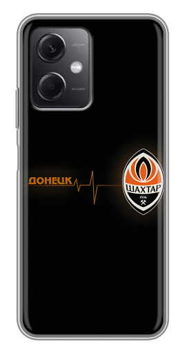Силиконовый чехол с изображением "Шахтер в сердце" для Xiaomi Redmi Note 12 (5G)