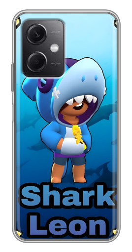 Силиконовый чехол с изображением "Shark Leon" для Xiaomi Redmi Note 12 (5G)