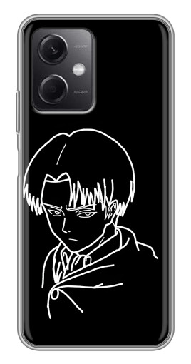 Чехол с принтом "Силуэт Леви" для Xiaomi Redmi Note 12 (5G)
