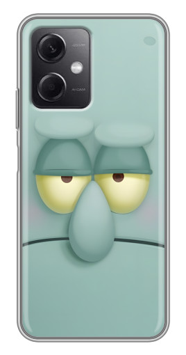 Чехол с картинкой "Сквидвард" для Xiaomi Redmi Note 12 (5G)