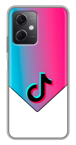 Чехол с картинкой "Tiktok Logo" для Xiaomi Redmi Note 12 (5G)
