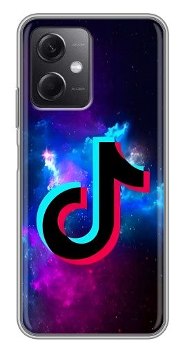 Чехол с печатью "ТикТок в космосе" для Xiaomi Redmi Note 12 (5G)