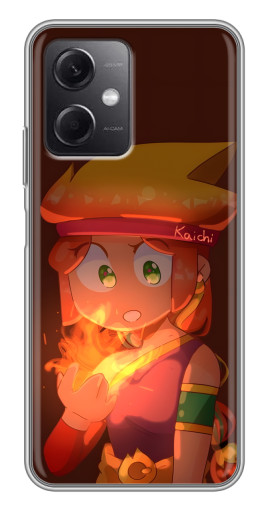 Чехол с печатью "Удивлённая Амбер" для Xiaomi Redmi Note 12 (5G)