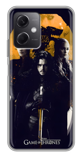 Силиконовый чехол с изображением "Winter Coming" для Xiaomi Redmi Note 12 (5G)