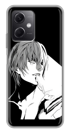 Чехол с картинкой "Ягами с блокнотом" для Xiaomi Redmi Note 12 (5G)