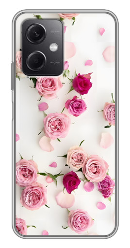 Чехол с печатью "Яркие розы" для Xiaomi Redmi Note 12 (5G)