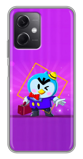Силиконовый чехол с изображением "Яркий пингвин" для Xiaomi Redmi Note 12 (5G)
