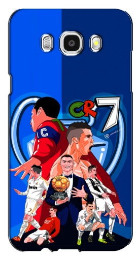 Силиконовый чехол с изображением «CR7» для Samsung Galaxy J7 2016 / J710 / J7108