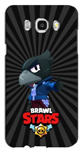 Чехол с печатью «Crow Brawl Stars»  для Samsung Galaxy J7 2016 / J710 / J7108