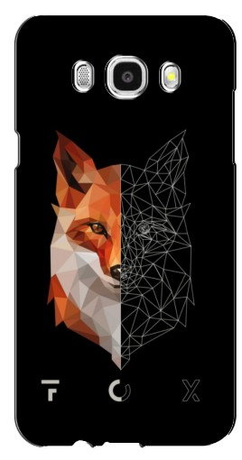 Силиконовый чехол с изображением «Fox» для Samsung Galaxy J7 2016 / J710 / J7108