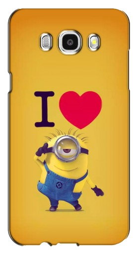 Чехол с печатью «I Love Minion»  для Samsung Galaxy J7 2016 / J710 / J7108