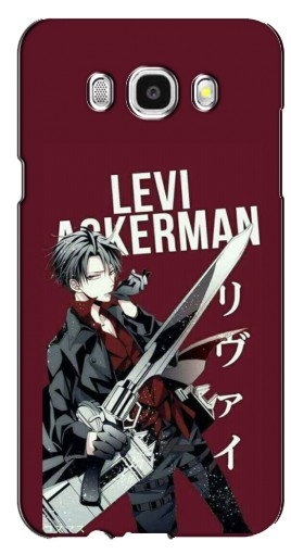 Чехол с принтом «levi Ackerman» для Samsung Galaxy J7 2016 / J710 / J7108