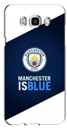 Силиконовый чехол с изображением «Manchester is Blue» для Samsung Galaxy J7 2016 / J710 / J7108