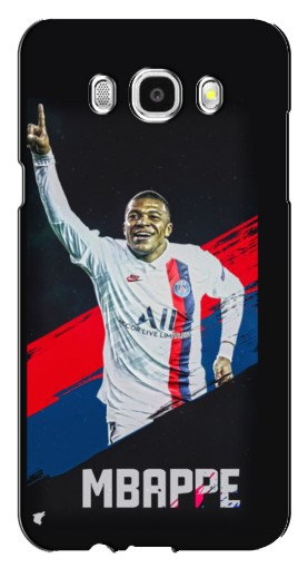 Силиконовый чехол с изображением «Mbappe в ПСЖ» для Samsung Galaxy J7 2016 / J710 / J7108