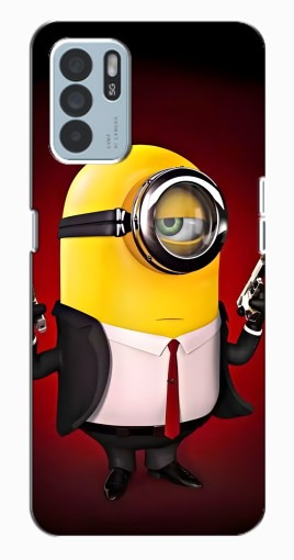 Чехол с картинкой "Агент Миньон" для Oppo Reno6 Z Чехол с картинкой "Агент Миньон" для Oppo Reno6 Z