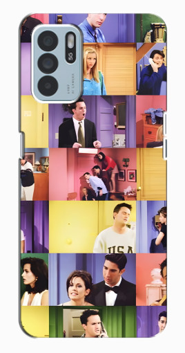 Чехол с картинкой "Актеры Друзья" для Oppo Reno6 Z Чехол с картинкой "Актеры Друзья" для Oppo Reno6 Z